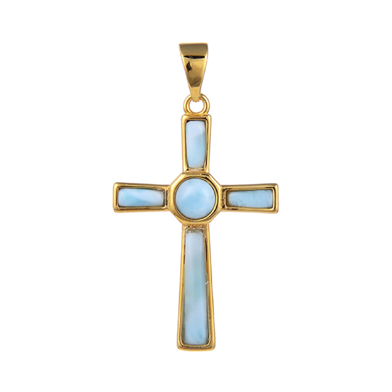 Larimar-Silberanhänger
