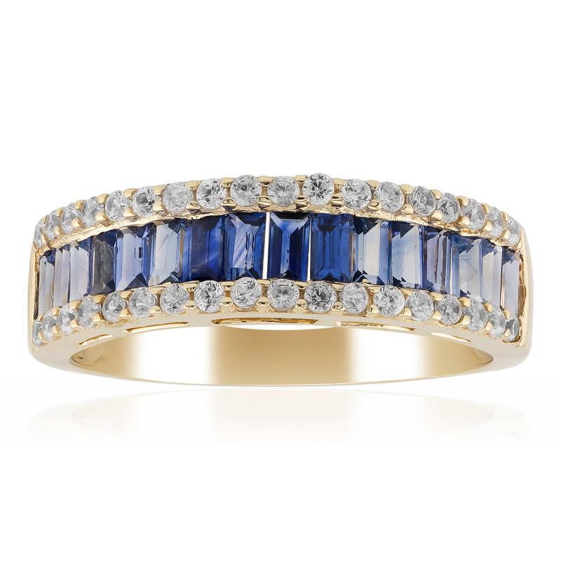 Blauer Ceylon-Saphir-Goldring