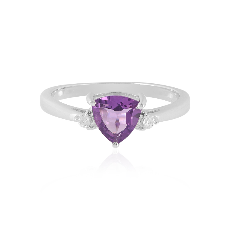 Sibirischer Amethyst-Silberring
