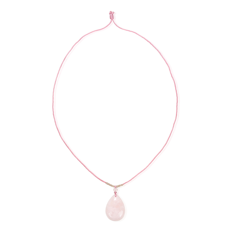 Rosenquarz-Collier