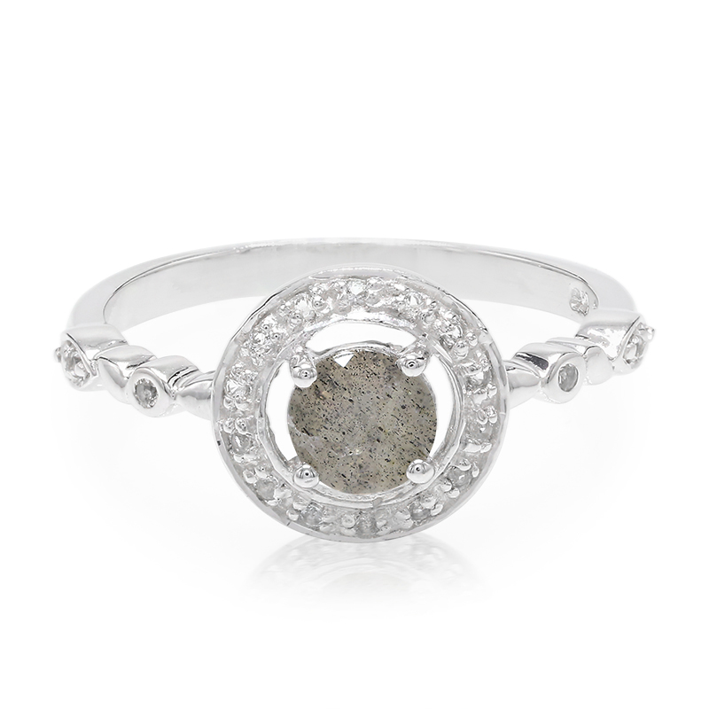 Spektrolith-Silberring Spektrolith-Silberring