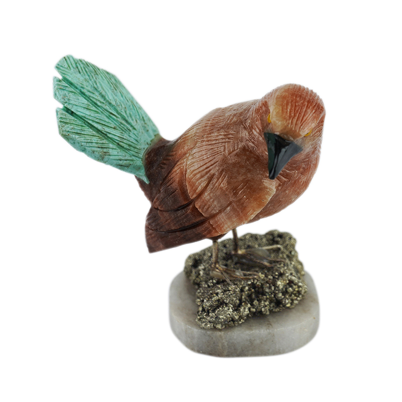 Oranger Aragonit-Zaunkönig