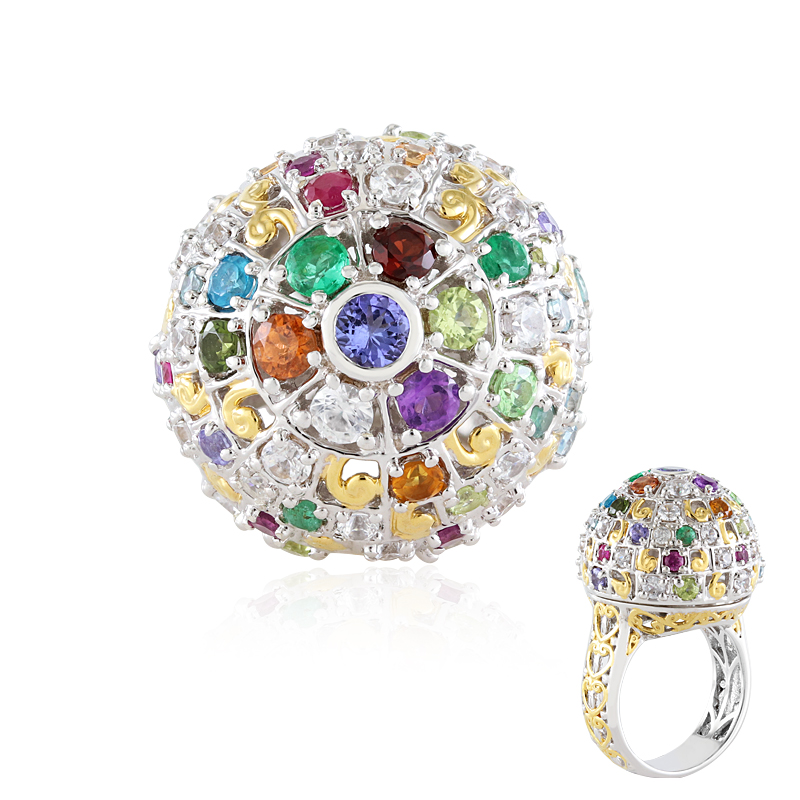 Edelstein-Silberring (Gems en Vogue)