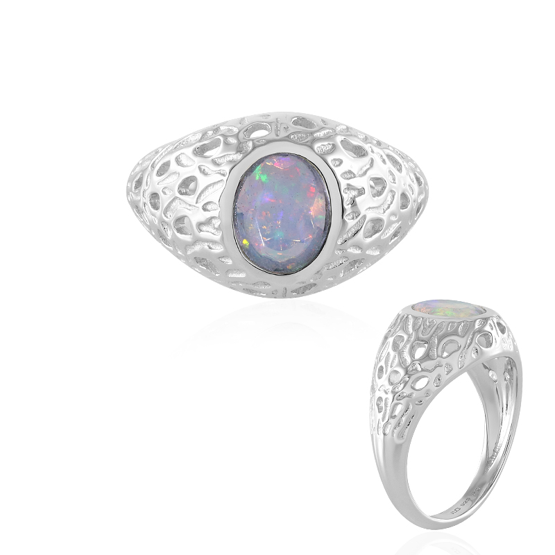 Welo-Opal-Silberring