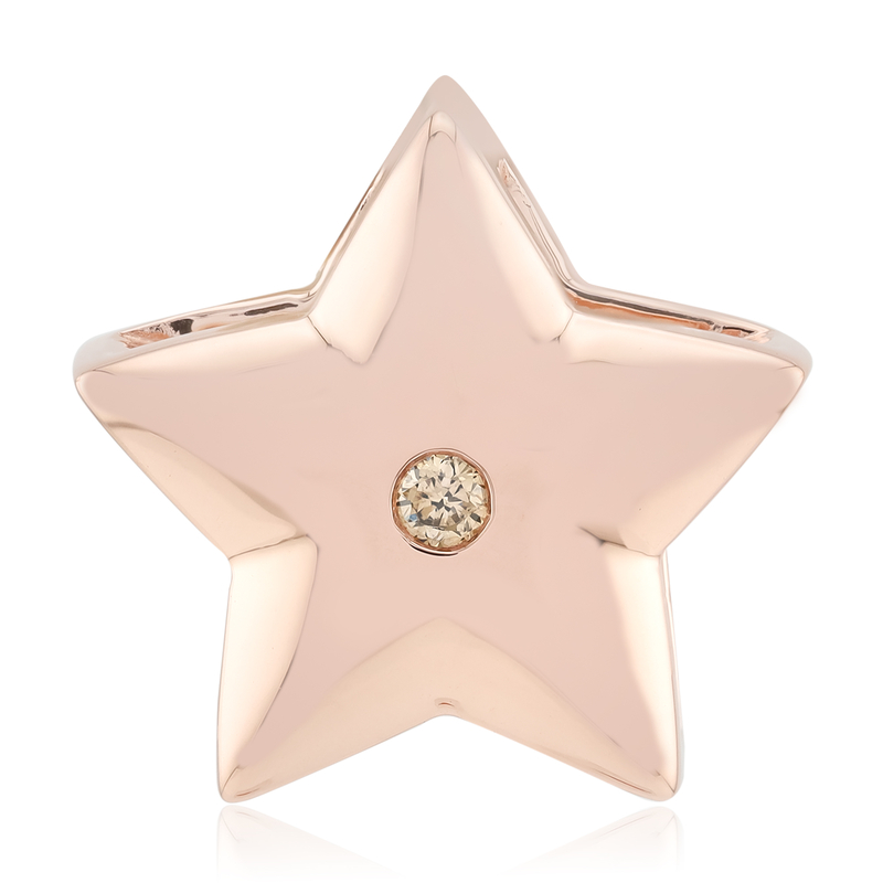 I1 Argyle-Rose de France-Brillant-Silberanhänger (Annette)