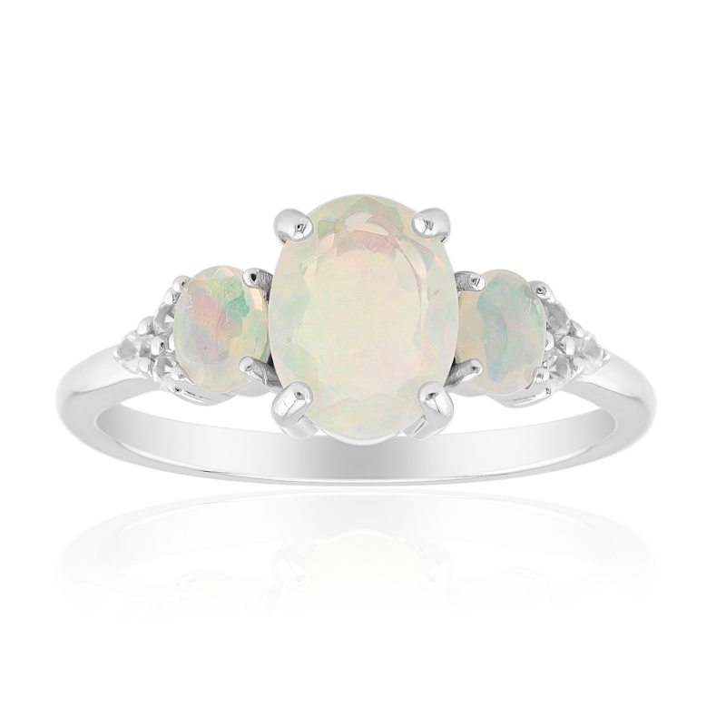 Welo-Opal-Silberring