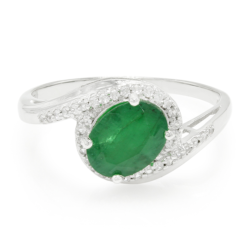 Bahia-Smaragd-Silberring