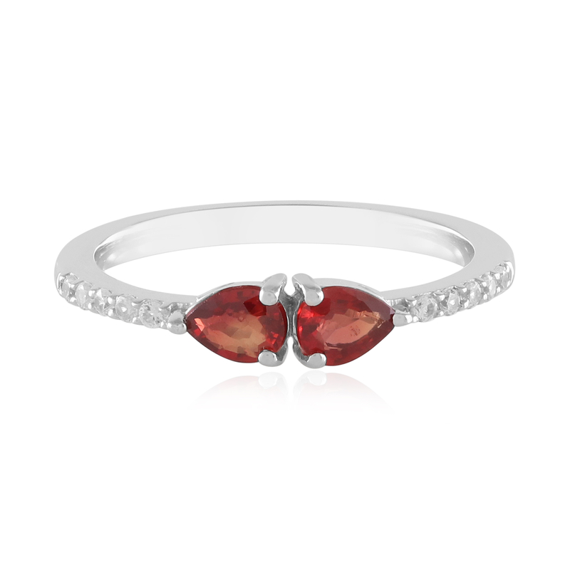 Tansania-Rubin-Silberring