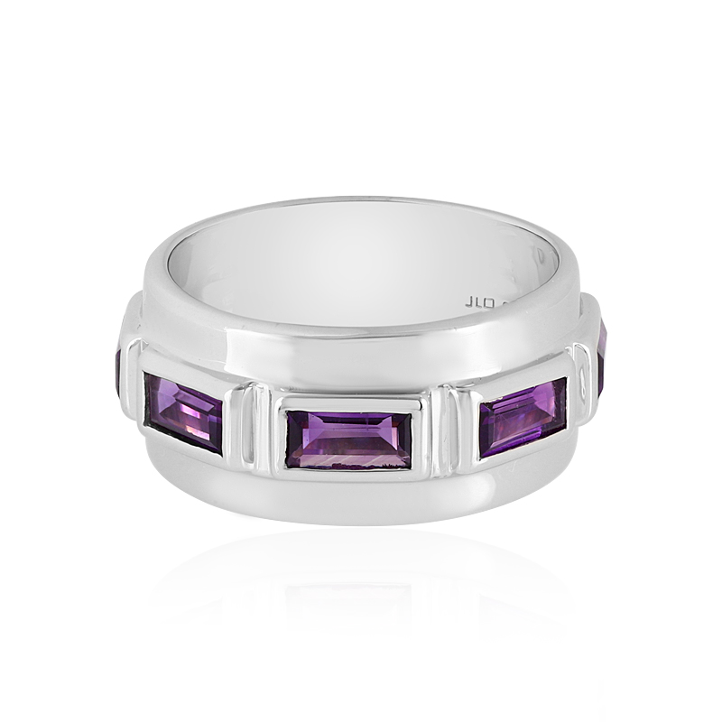 Sibirischer Amethyst-Silberring