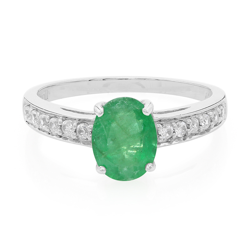 Bahia-Smaragd-Silberring Bahia-Smaragd-Silberring