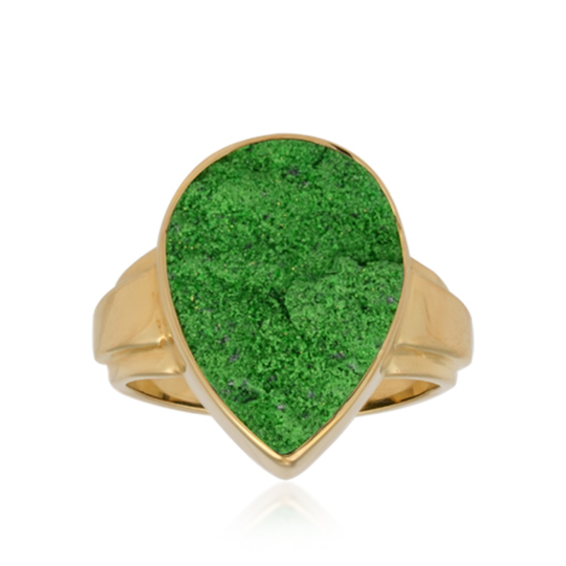 Uwarowit-Silberring (Bali Barong) Uwarowit-Silberring (Bali Barong)