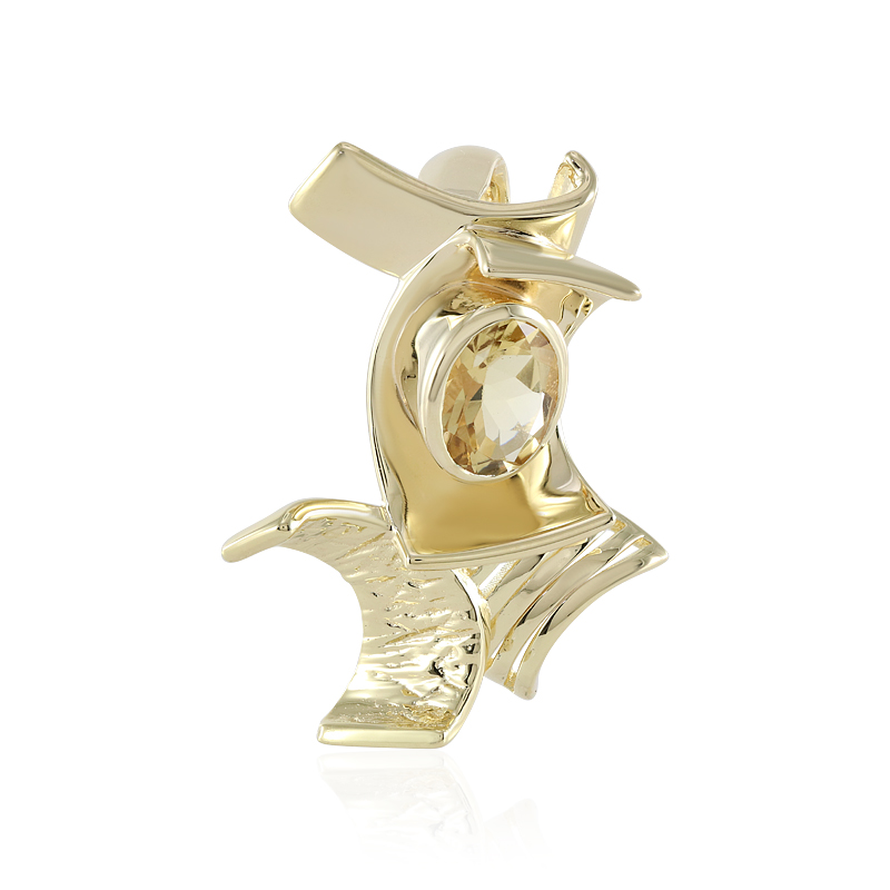 Gelber Beryll-Silberanhänger (SAELOCANA) Gelber Beryll-Silberanhänger (SAELOCANA)