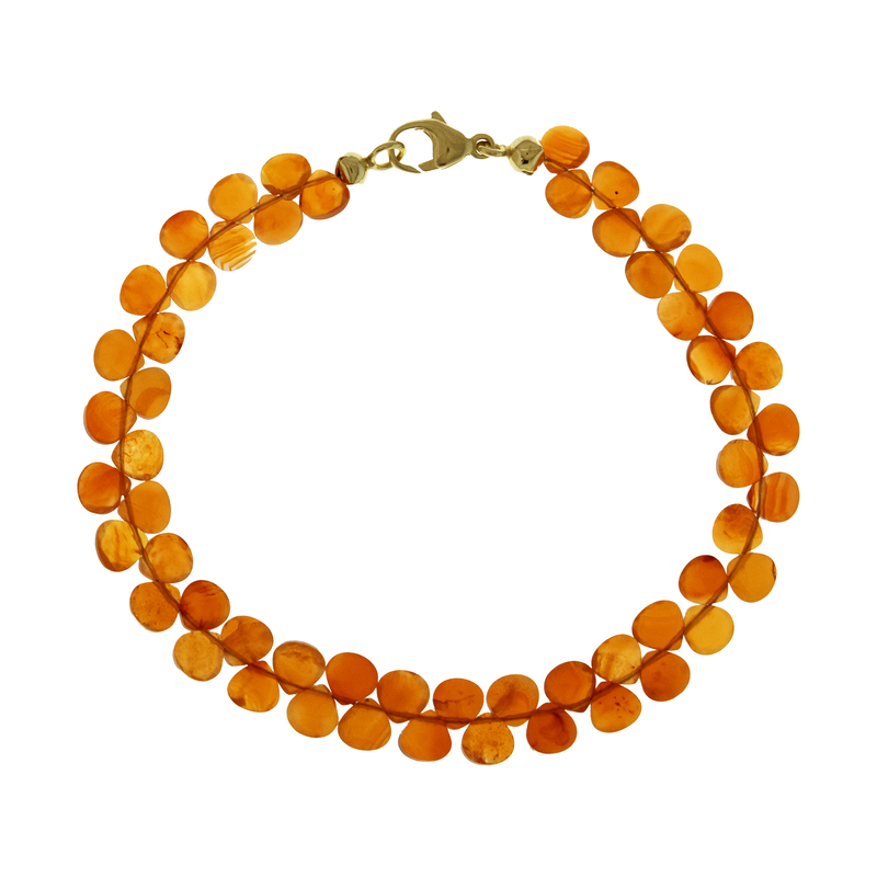 Karneol-Silberarmband (CUSTODANA)