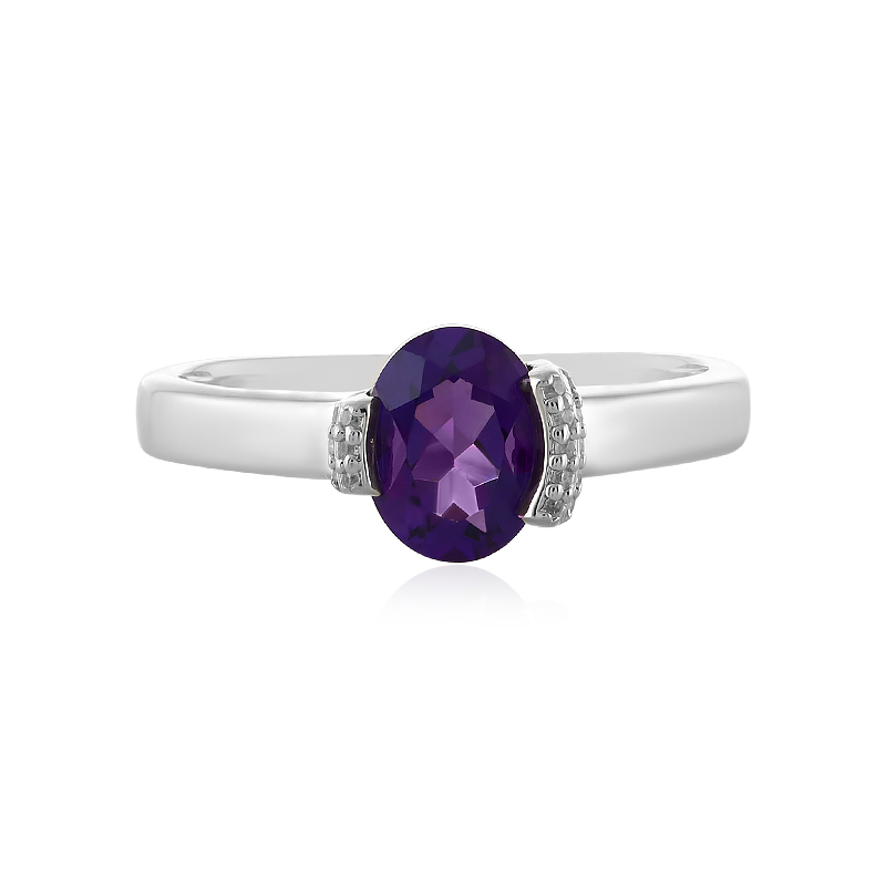 Amethyst-Silberring