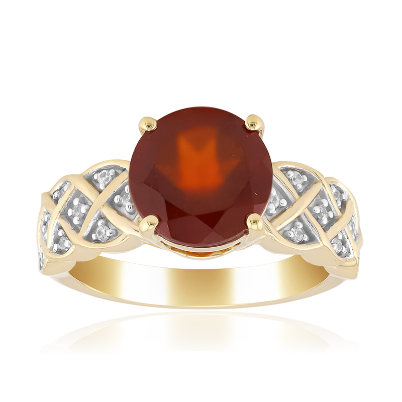 Ceylon-Hessonit-Goldring