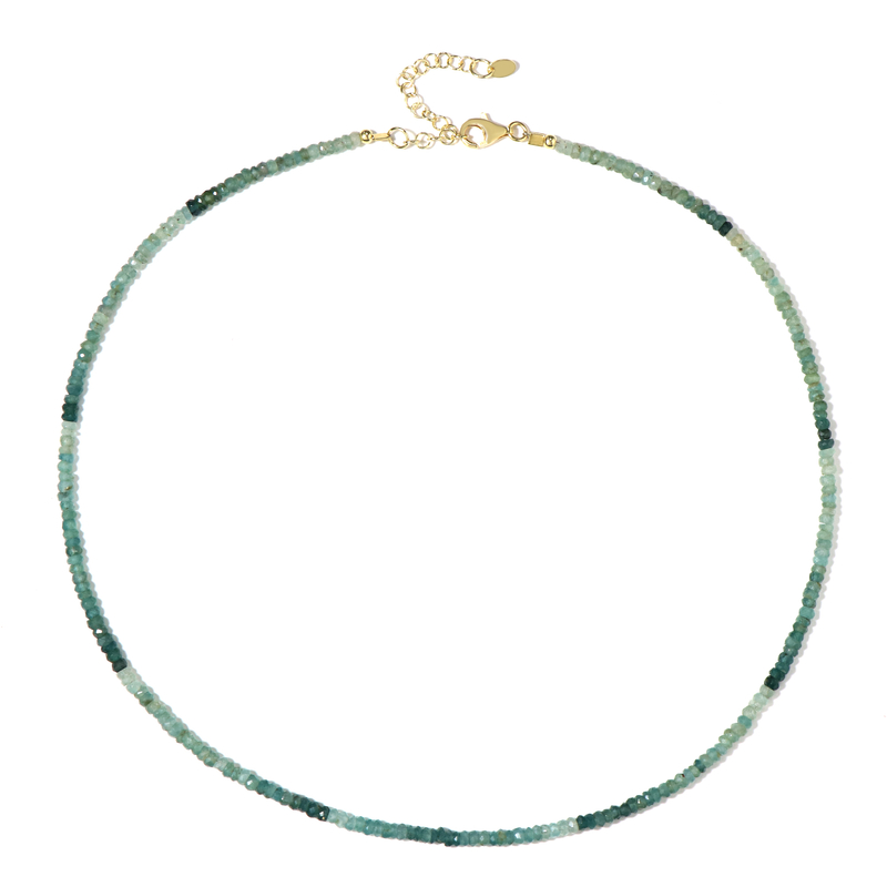 Grandidierit-Silberhalskette