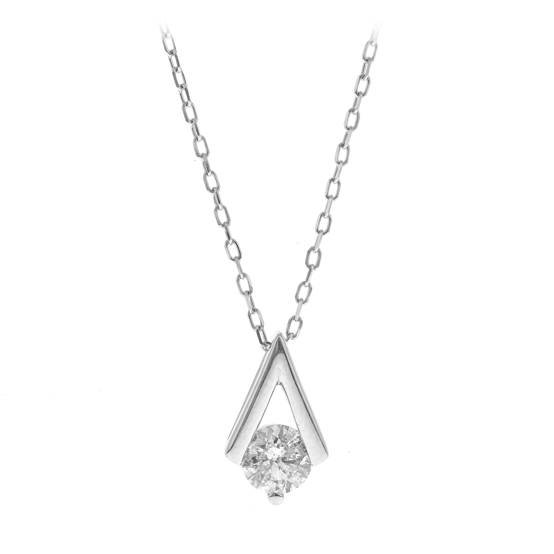 SI1 (H) Brillant-Goldhalskette (CIRARI)