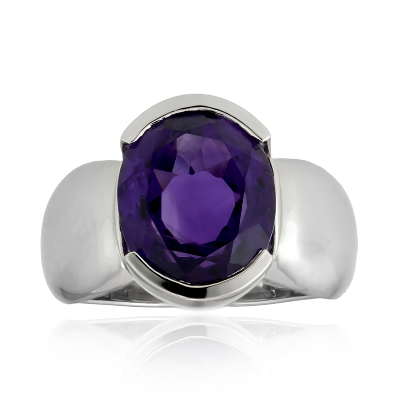 Sambia-Amethyst-Silberring