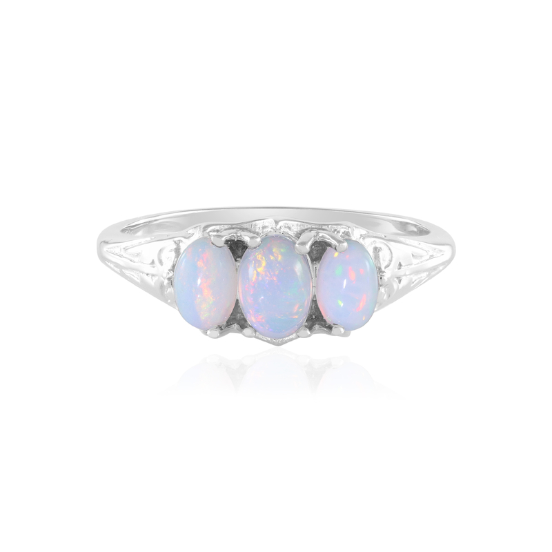Welo-Opal-Silberring