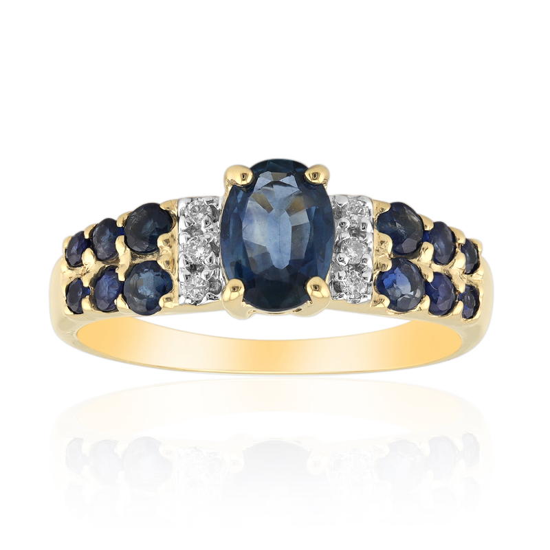 Kanchanaburi-Saphir-Goldring