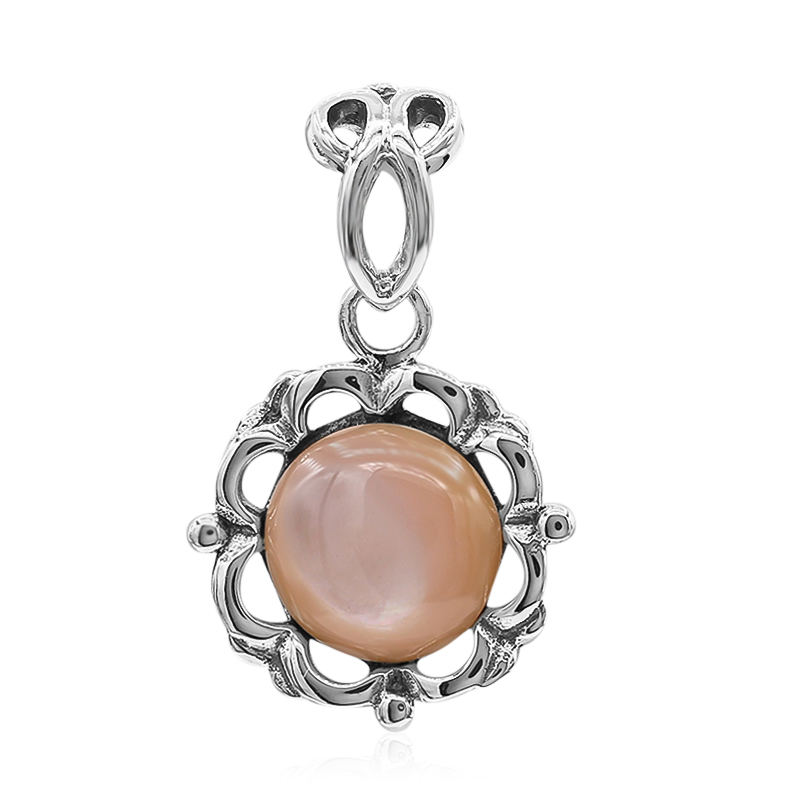 Perlmutt-Silberanhänger (Art of Nature)