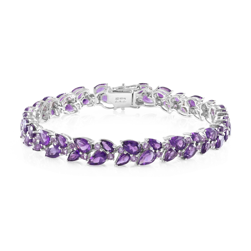 Sambia-Amethyst-Silberarmband (de Melo Essence)