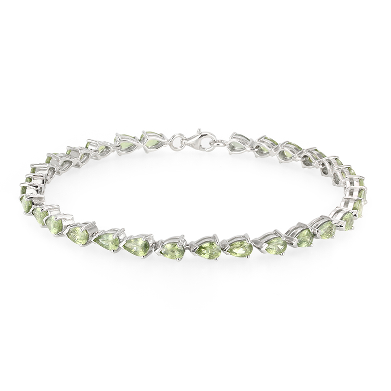 Mosambik-Saphir-Silberarmband