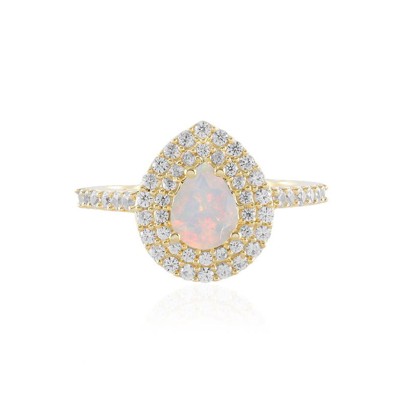 Welo-Opal-Silberring Welo-Opal-Silberring