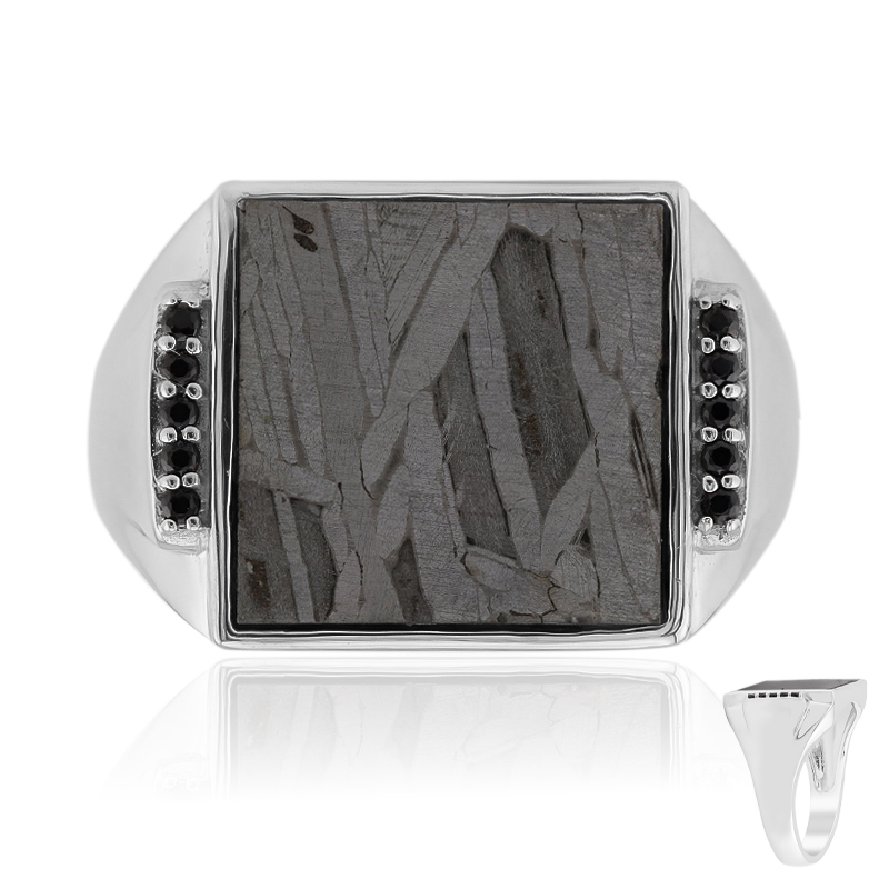 Aletai-Meteorit-Silberring Aletai-Meteorit-Silberring