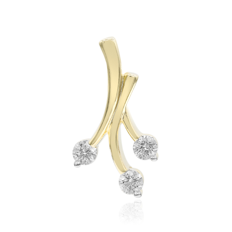 SI1 (G) Brillant-Goldanhänger (Annette)