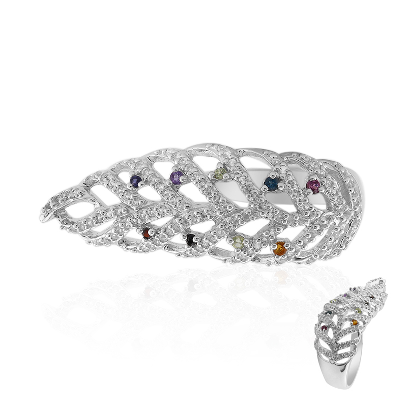 Edelstein-Silberring Edelstein-Silberring