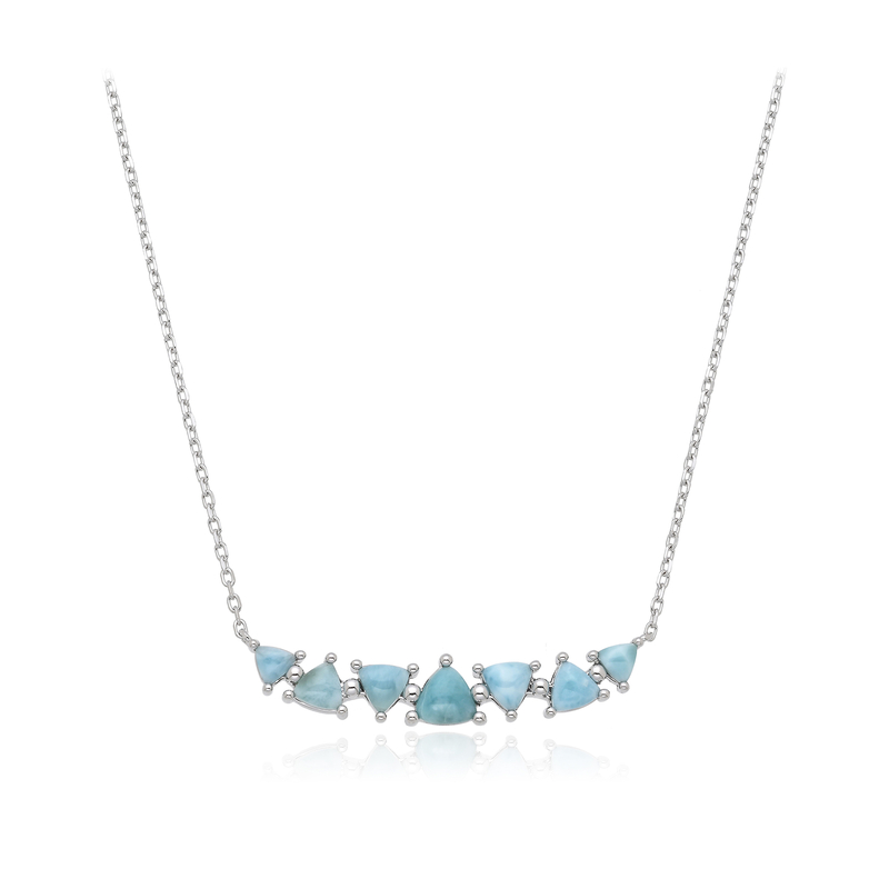 Larimar-Silbercollier