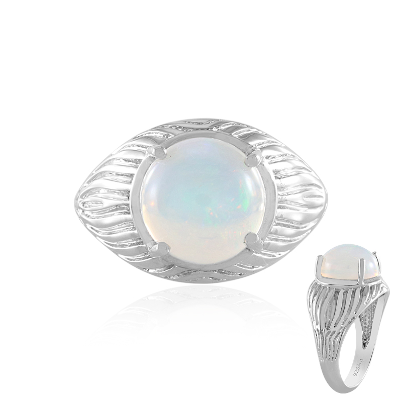 Welo-Opal-Silberring Welo-Opal-Silberring