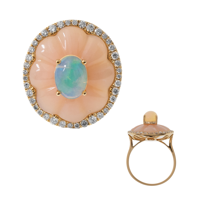 AAA-Welo-Opal-Goldring (CIRARI) AAA-Welo-Opal-Goldring (CIRARI)