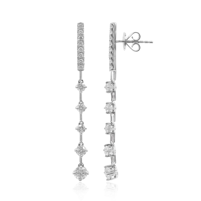 SI2 (H) Brillant-Goldohrringe (CIRARI) SI2 (H) Brillant-Goldohrringe (CIRARI)