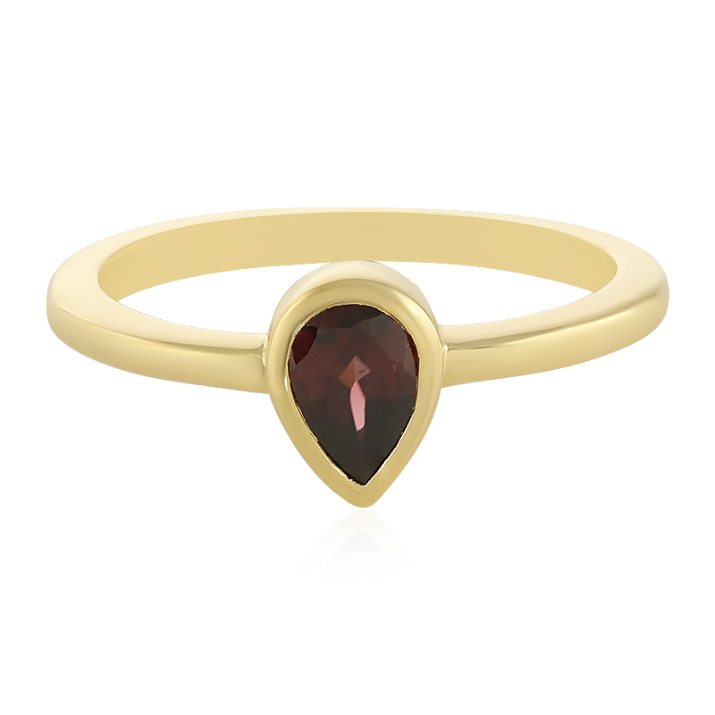 Himbeer-Zirkon-Silberring