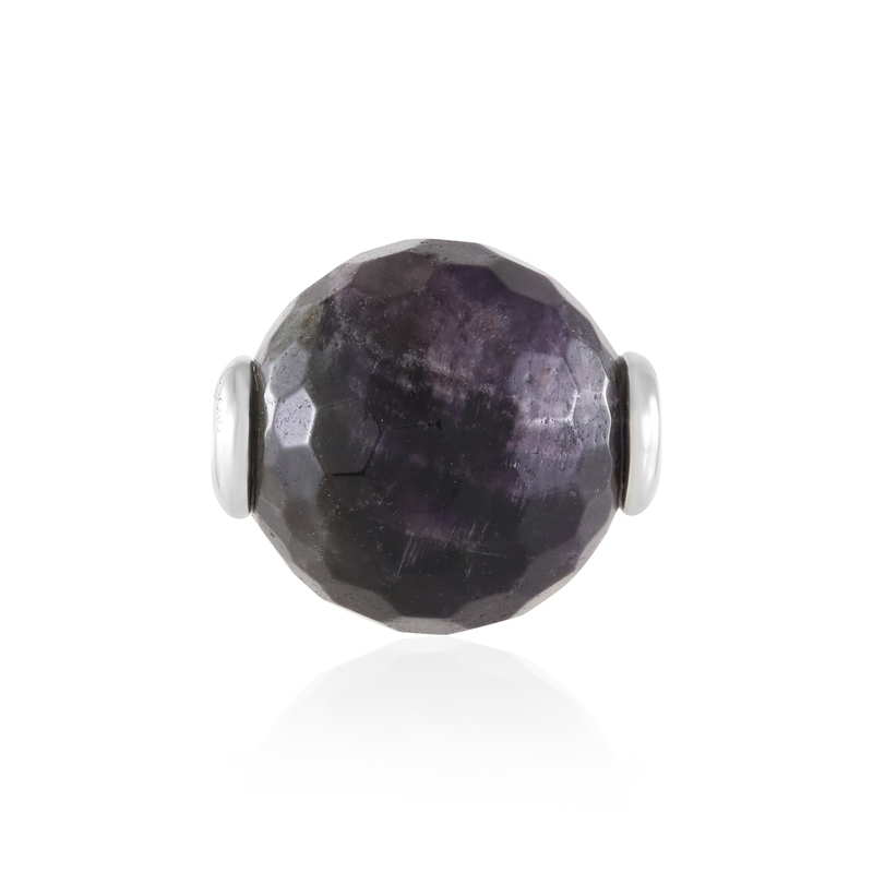 Sambia-Amethyst-Silberanhänger (MONOSONO COLLECTION)