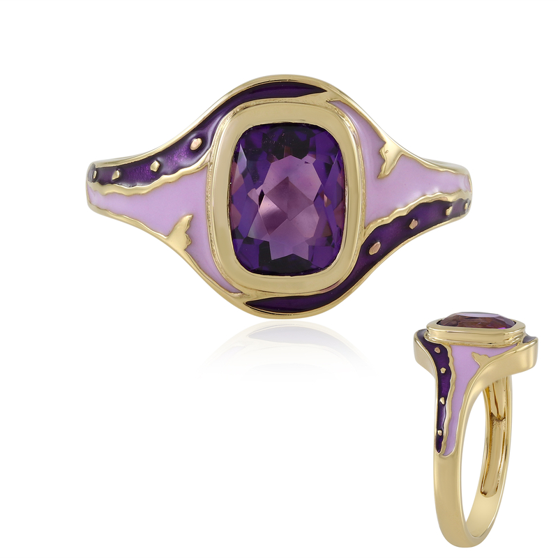 Amethyst-Silberring (Adela Silber)