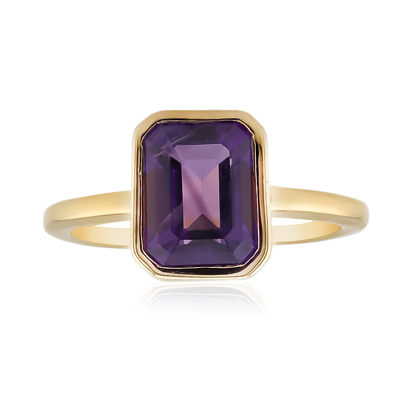 Sambia-Amethyst-Silberring Sambia-Amethyst-Silberring