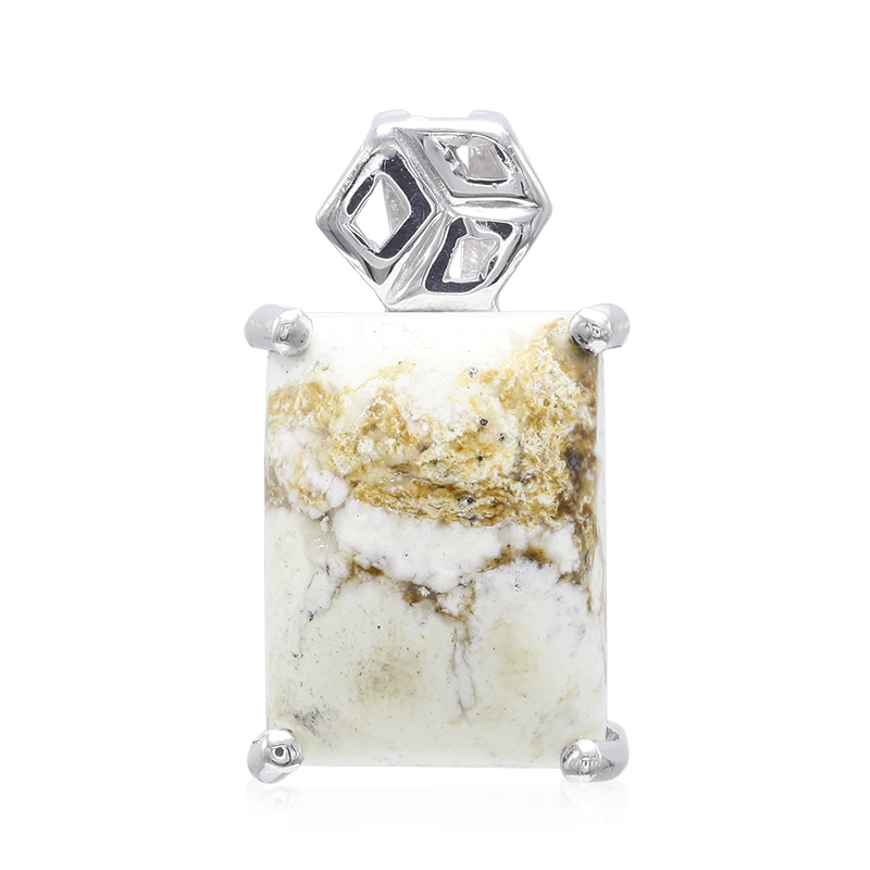 Magnesit-Silberanhänger Magnesit-Silberanhänger