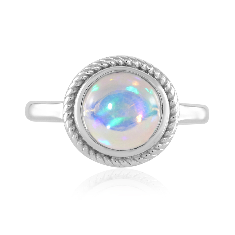 Welo-Opal-Silberring