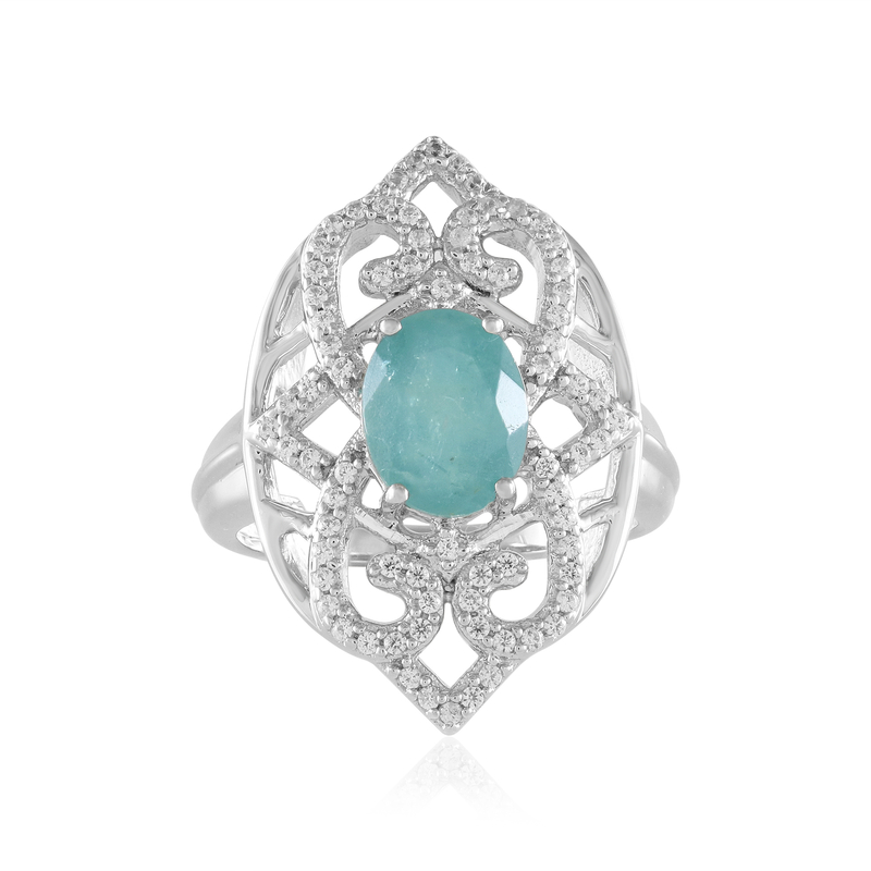 Grandidierit-Silberring Grandidierit-Silberring