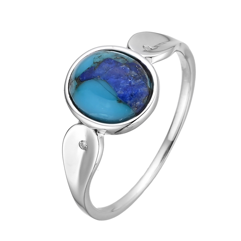 Edelstein-Silberring