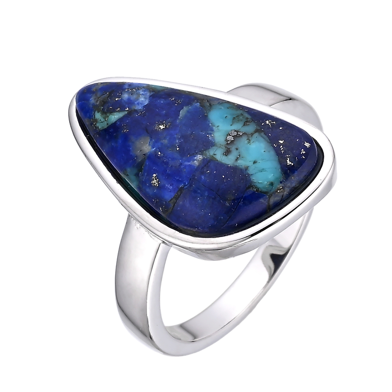 Edelstein-Silberring