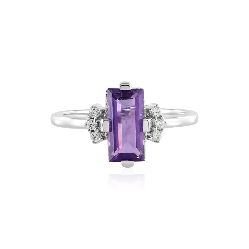 Marokkanischer Amethyst-Silberring
