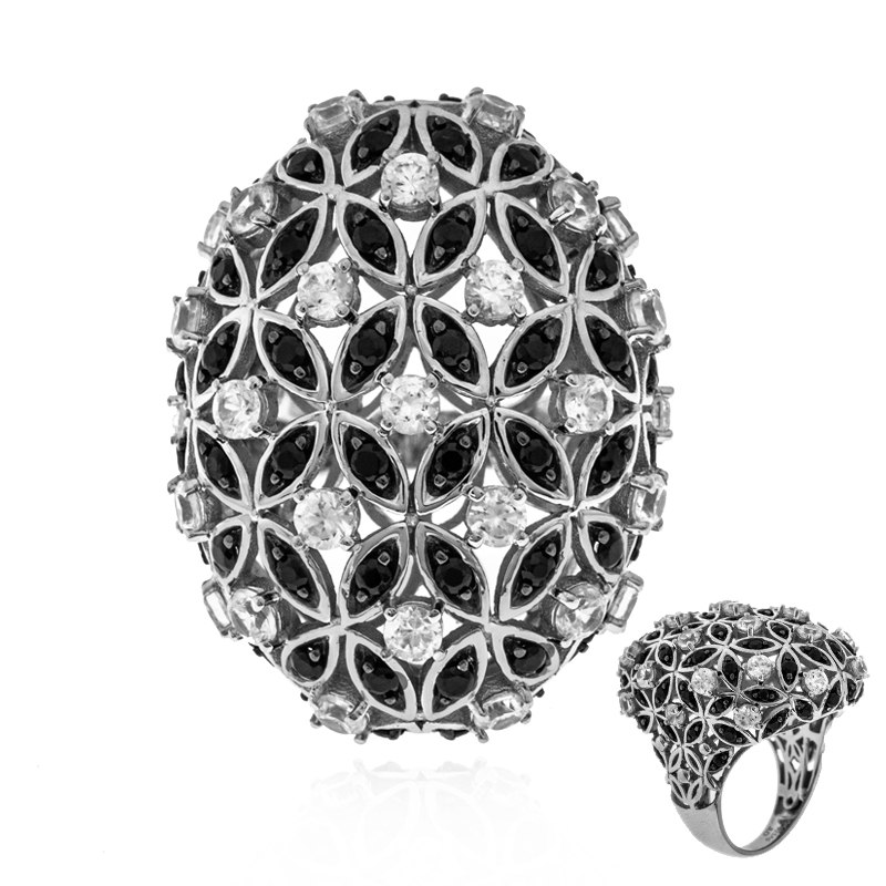 Edelstein-Silberring Edelstein-Silberring