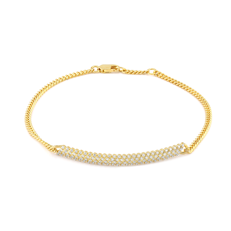 Zirkon-Silberarmband Zirkon-Silberarmband