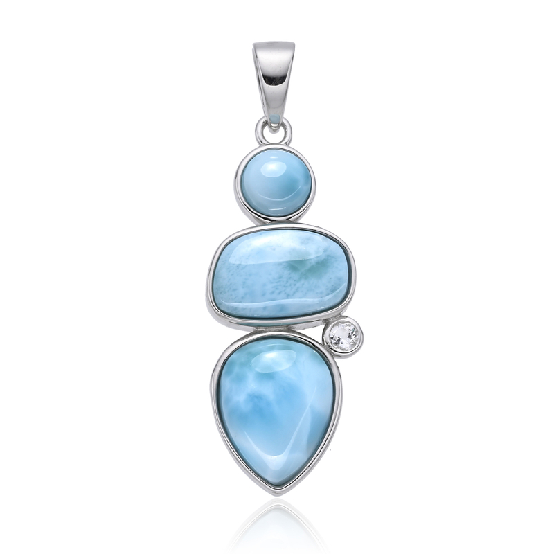 Larimar-Silberanhänger Larimar-Silberanhänger