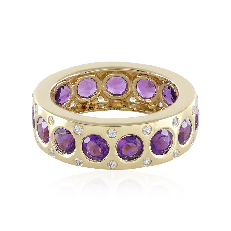 Sibirischer Amethyst-Goldring (de Melo)