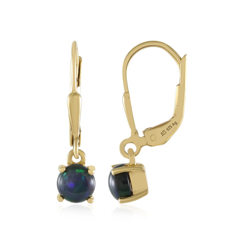 Mezezo-Opal-Silberohrringe